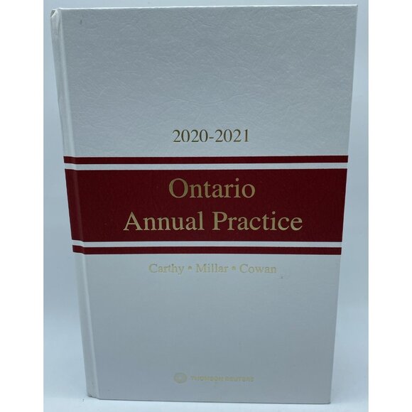 Ontario Annual Practice 2020-2021 Thomson Reuters Hardcover Book Law Canada - Picture 1 of 14